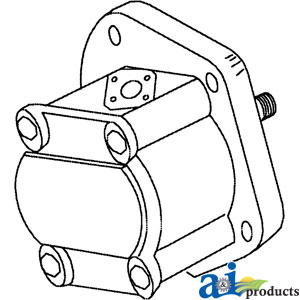 704330R95 - Pump, Hydraulic For International Harvester B414 Tractors ...