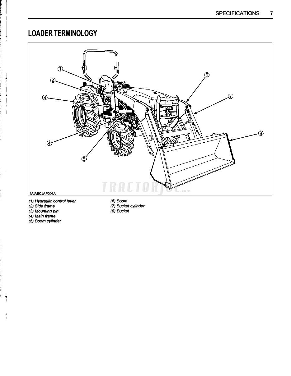 Kubota Bf400 Front Loader Parts Manual Catalog Book Assembly Schematics  Views