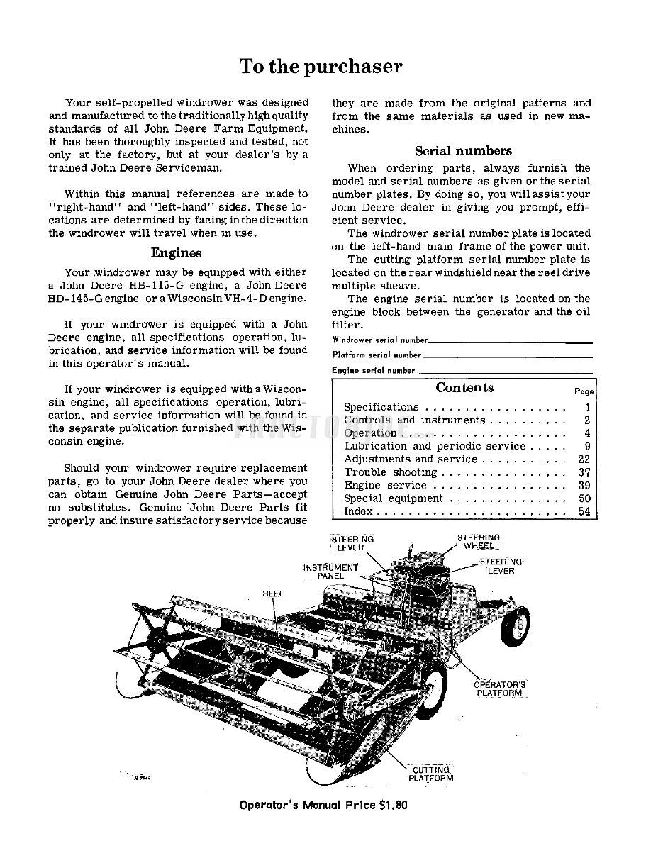 John Deere 24T Baler Parts Manual